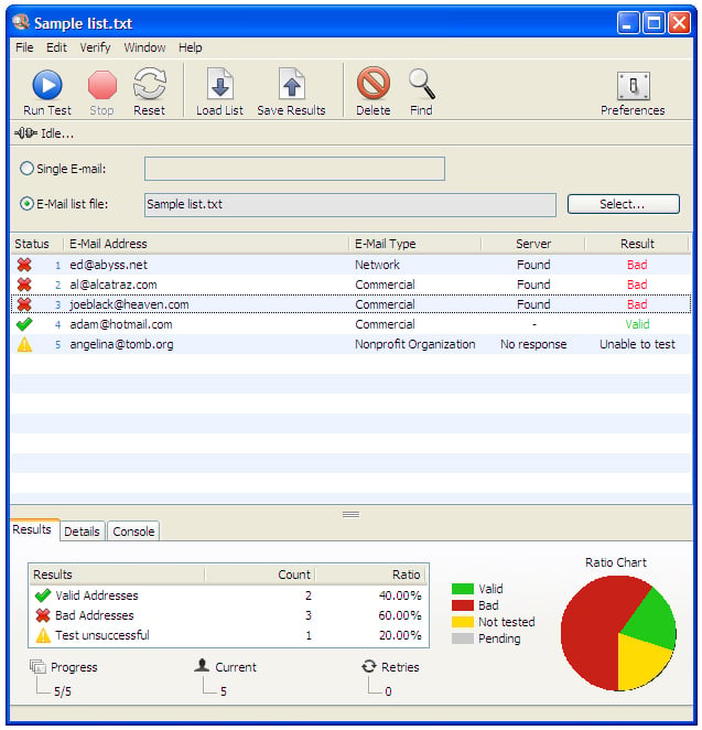 Maxprog eMail Verifier 3.8.7 Multilingual