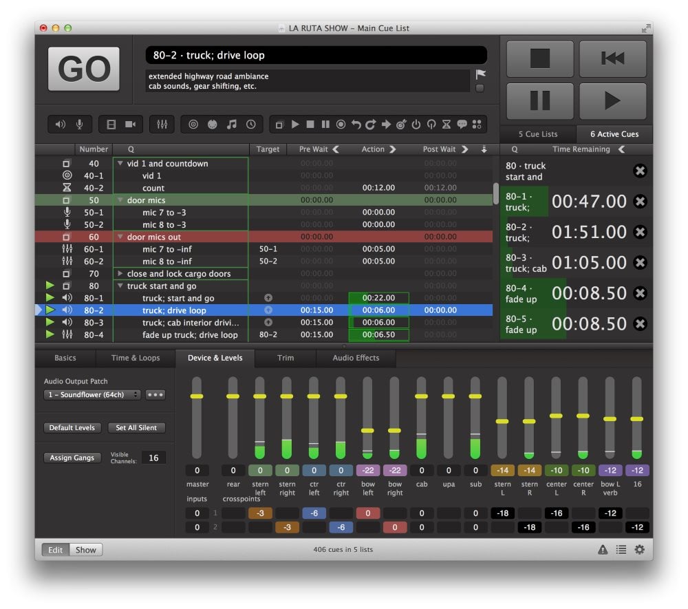 QLab Pro 5.5.8 MacOSX