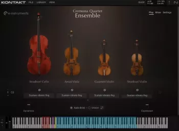 Native Instruments Cremona Quartet Ensemble v1.0.0 KONTAKT-HiDERA screenshot