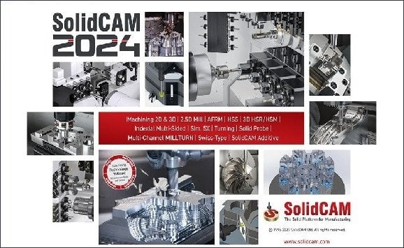 SolidCAM 2024 SP3 HF3 x64 Multilingual for SolidWorks