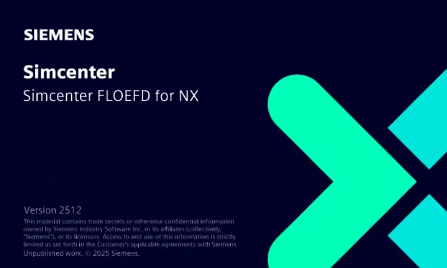 Siemens Simcenter FloEFD 2512.0.0 v6992 for Siemens NX / Simcenter3D x64