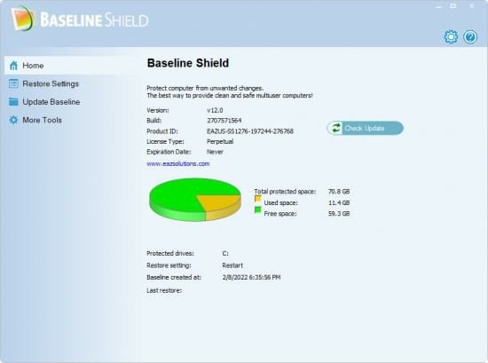 EAZ Solution Baseline Shield 12.9