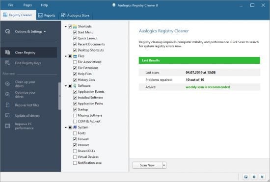 Auslogics Registry Cleaner Pro 11.1.0.1 Multilingual