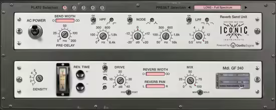 Iconic Instruments GF240 Plate Reverb 1.0.1