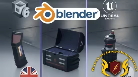 Blender 3D – Create Props and Assets for Games Step by Step