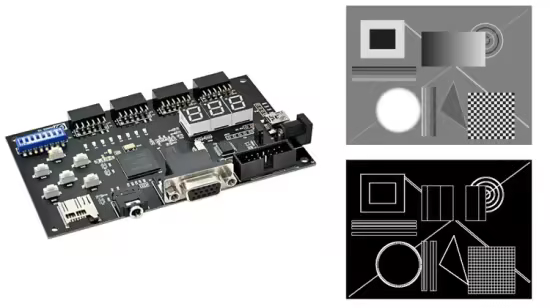 Learn FPGA design with VHDL : Sobel Filter Edge Detection
