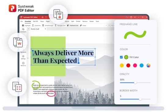 Systweak PDF Editor 1.0.0.8300 Multilingual