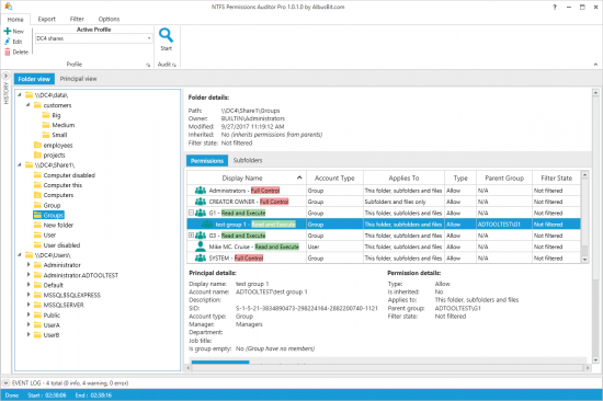 AlbusBit NTFS Permissions Auditor Pro 25.12.4