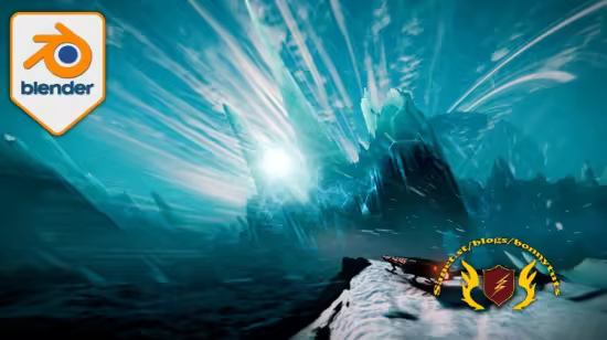 Blender and Gaea Masterclass – Procedural Ice World