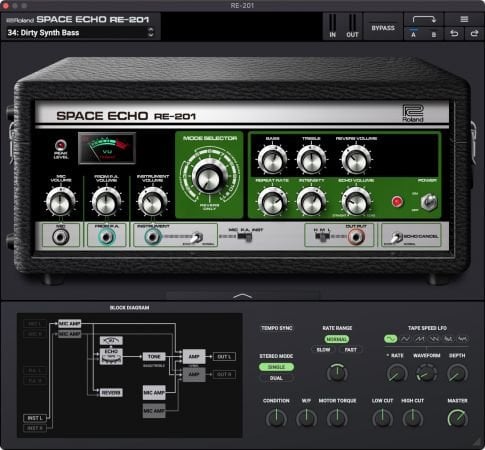 Roland Cloud RE-201 Space Echo 1.0.1 MacOS