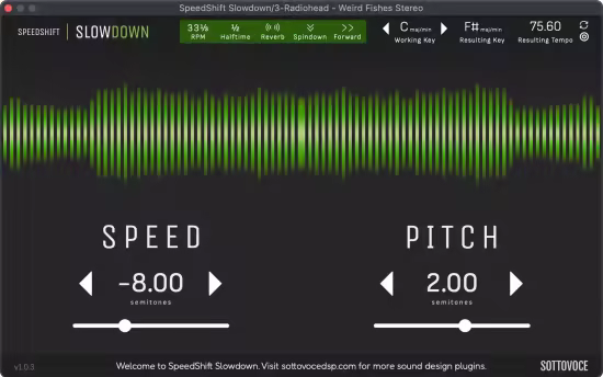 SottovoceDSP SpeedShift Slowdown v2.0.1