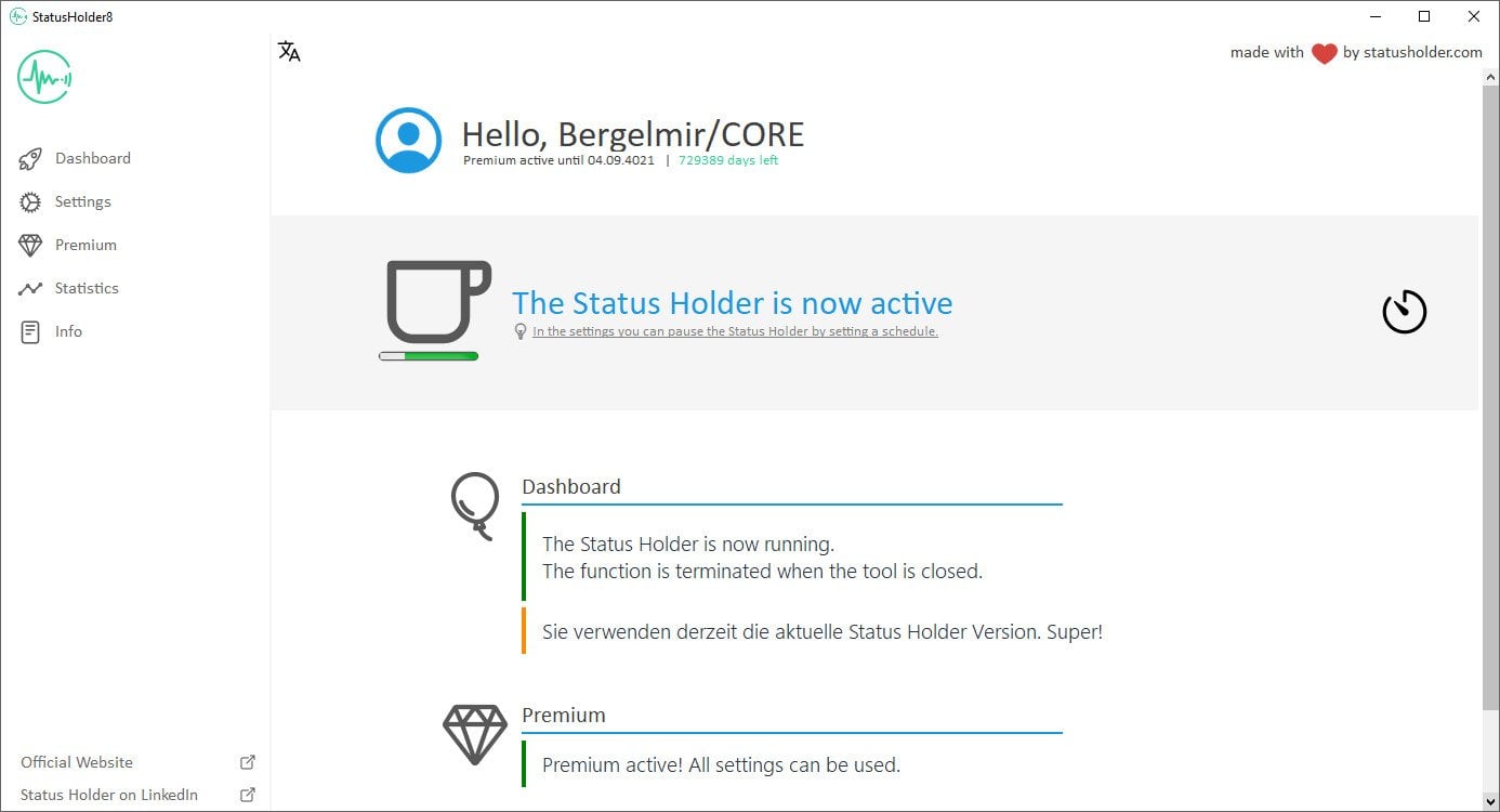 StatusHolder 9.0.0 Multilingual