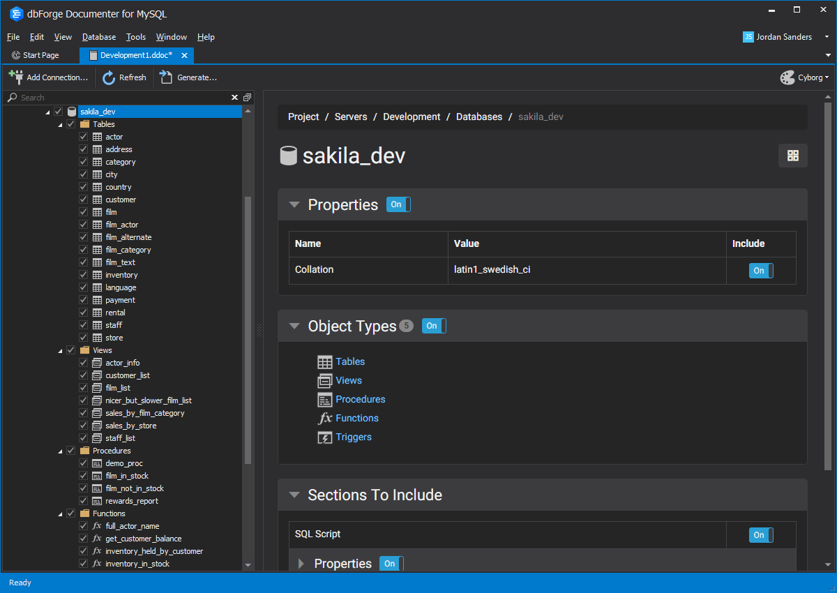 Devart dbForge Documenter for MySQL 2025.3.107