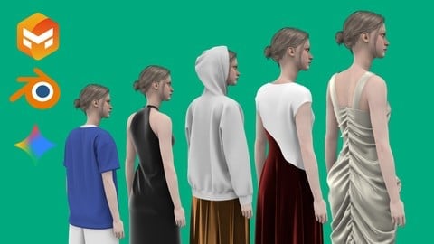Marvelous Designer & Blender Ai: 3D Clothing And Rendering