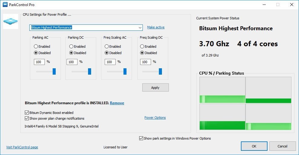 Bitsum ParkControl Pro 5.5.2.8 Multilingual