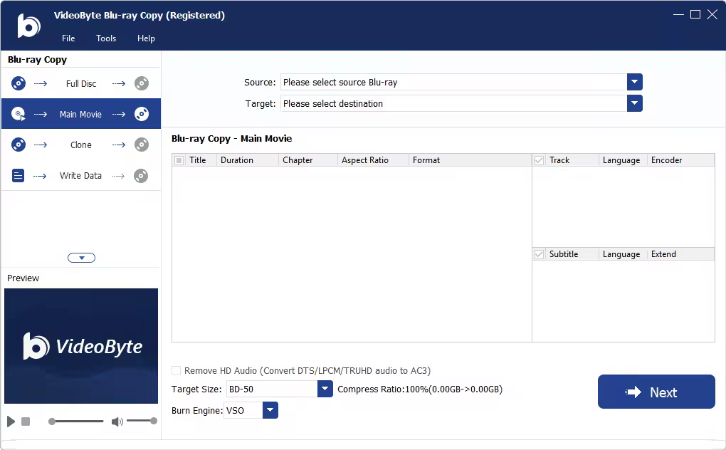 VideoByte Blu-ray Copy 1.0.70 Multilingual