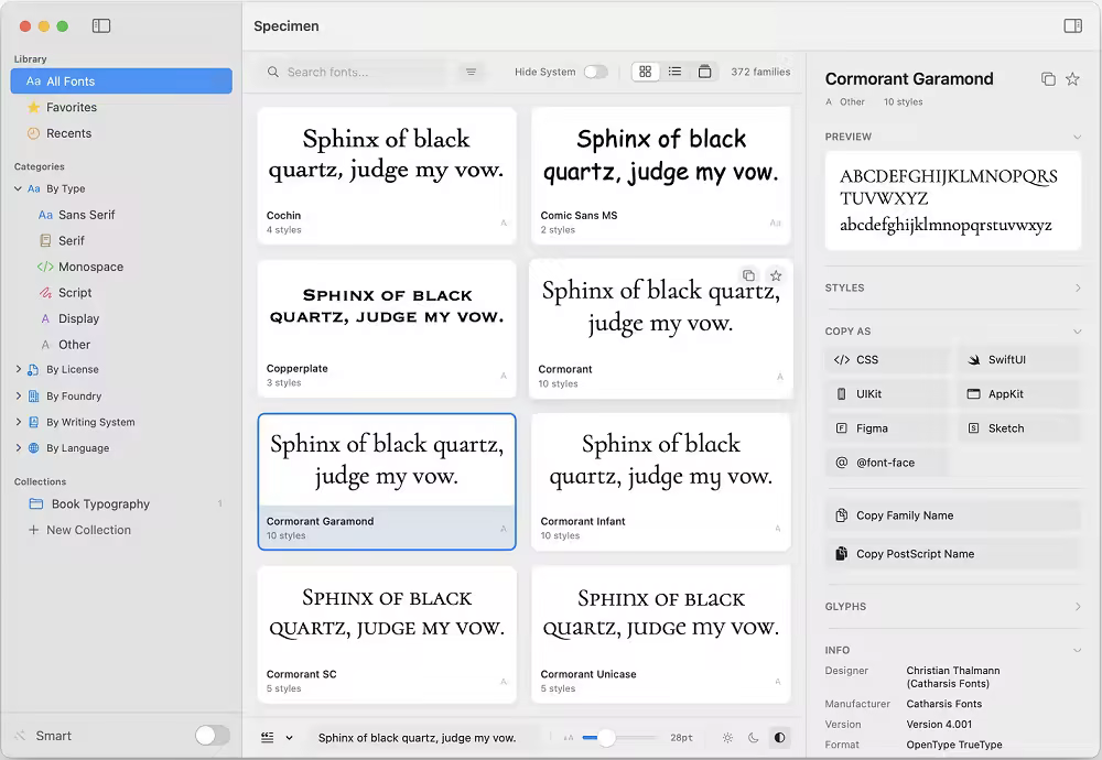 Specimen 1.0.5 MacOS