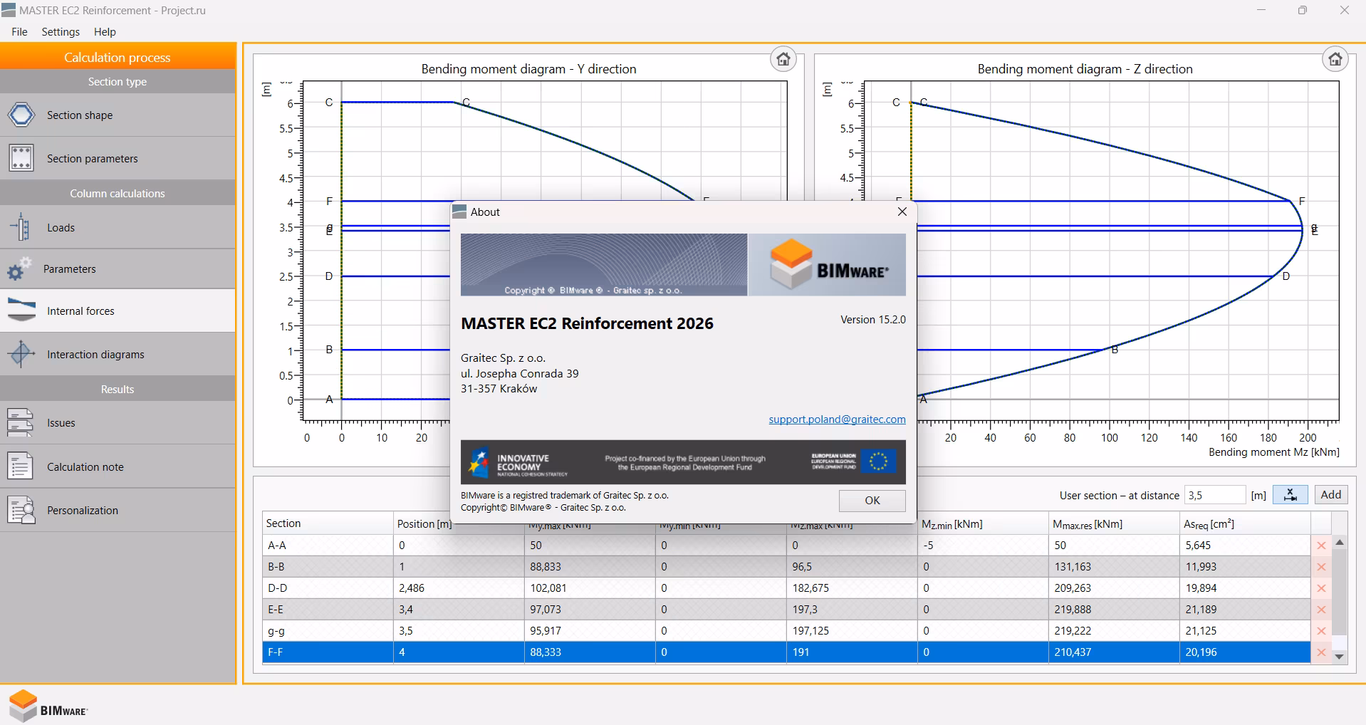 BIMware MASTER EC2 Reinforcement 15.2.0