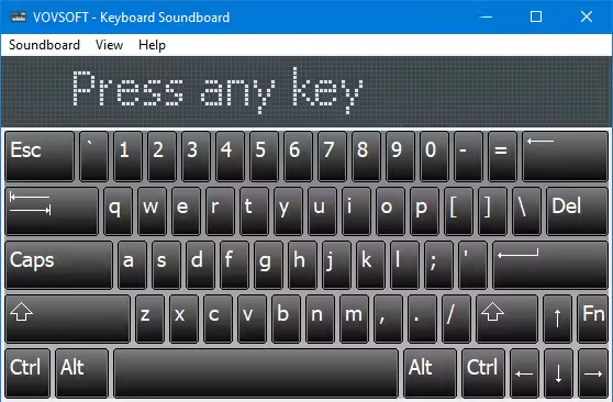 VovSoft Keyboard Soundboard 2.0