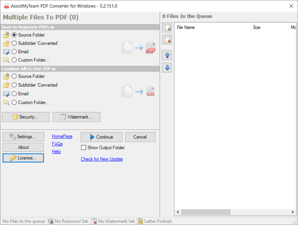 AssistMyTeam PDF Converter 7.2.295.0