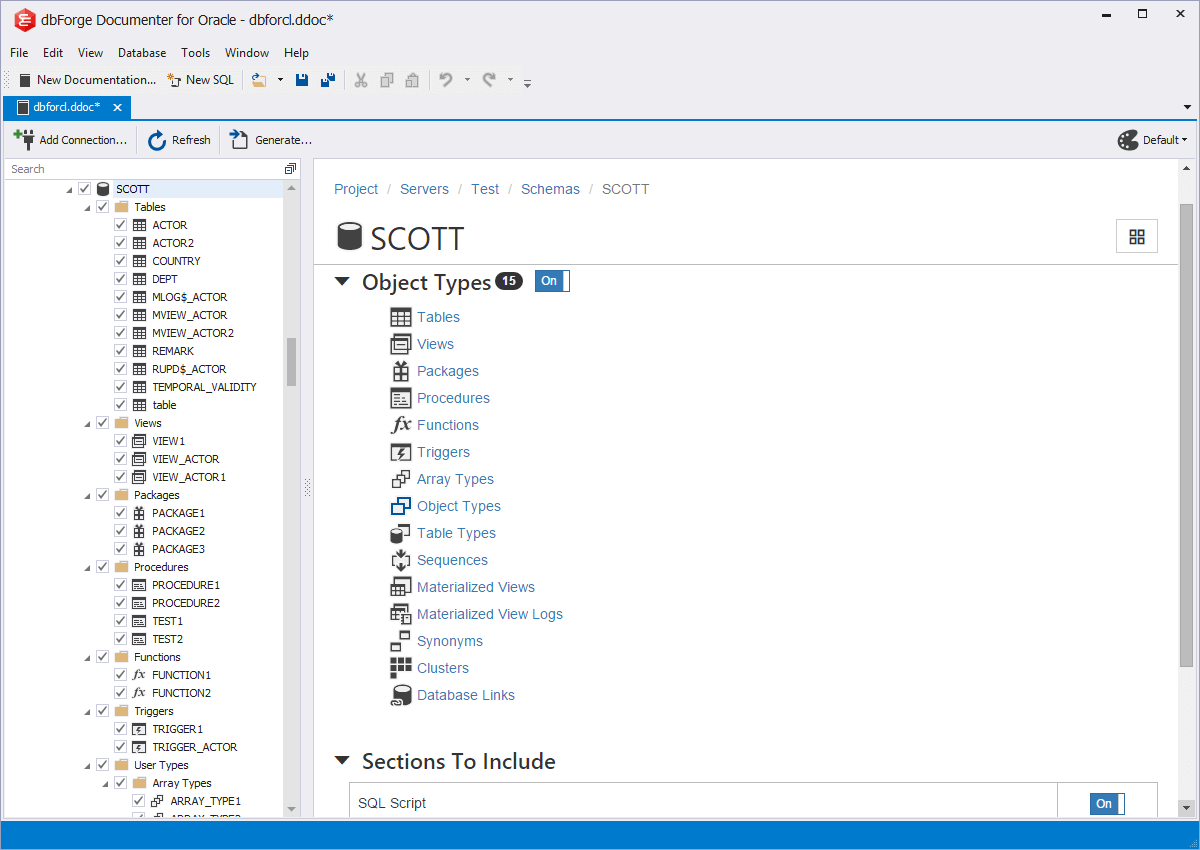 Devart dbForge Documenter for Oracle 2025.3.107