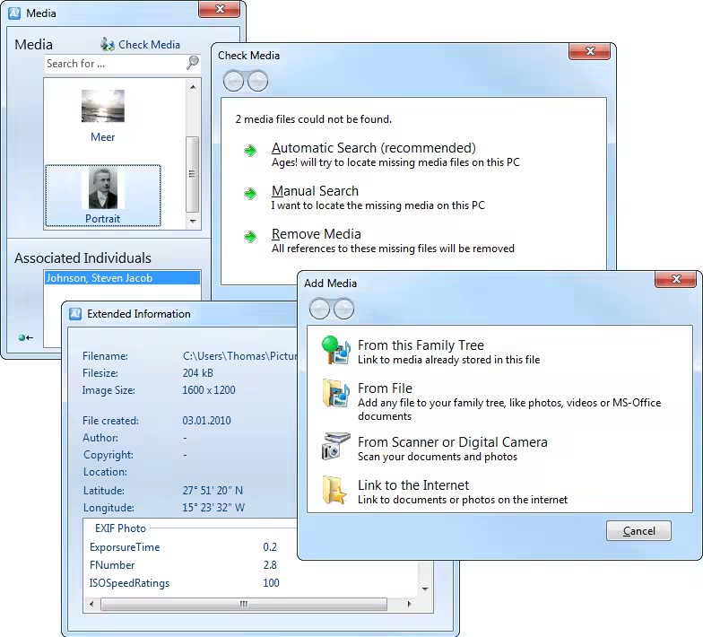Daub Ages Family Tree Software 2.2.1