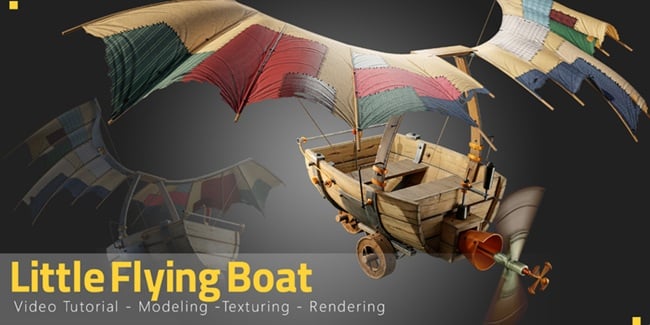 Superhive Market – Little Flying Boat Tutorial Full Process