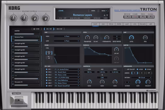 KORG Software TRITON v1.4.5 MacOS