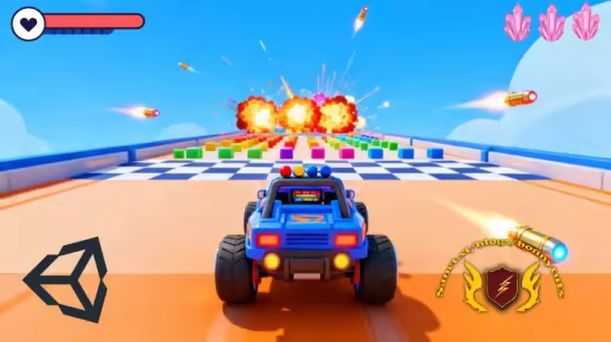 Build a 3D Endless Driving & Shooting Game in Unity