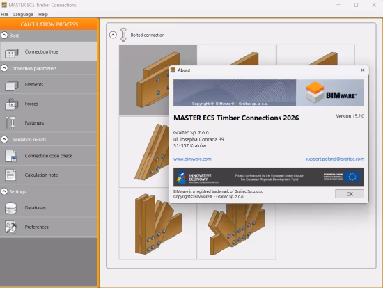 BIMware MASTER EC5 Timber Connections 15.2.0