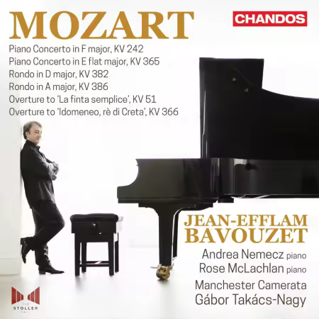 Jean-Efflam Bavouzet, Andrea Nemecz – Mozart: Piano Concertos Vol. 12 (2026)