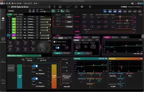 Yamaha Expanded Softsynth Plugin for MONTAGE M v3.0.1 MacOS
