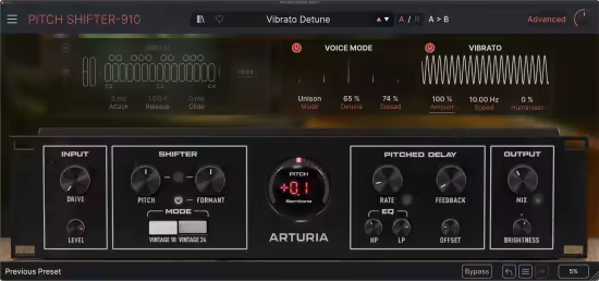 Arturia Pitch SHIFTER-910 v1.0.0.6566 MacOS