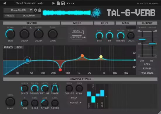 Togu Audio Line TAL-G-Verb v2.1.0 MacOS