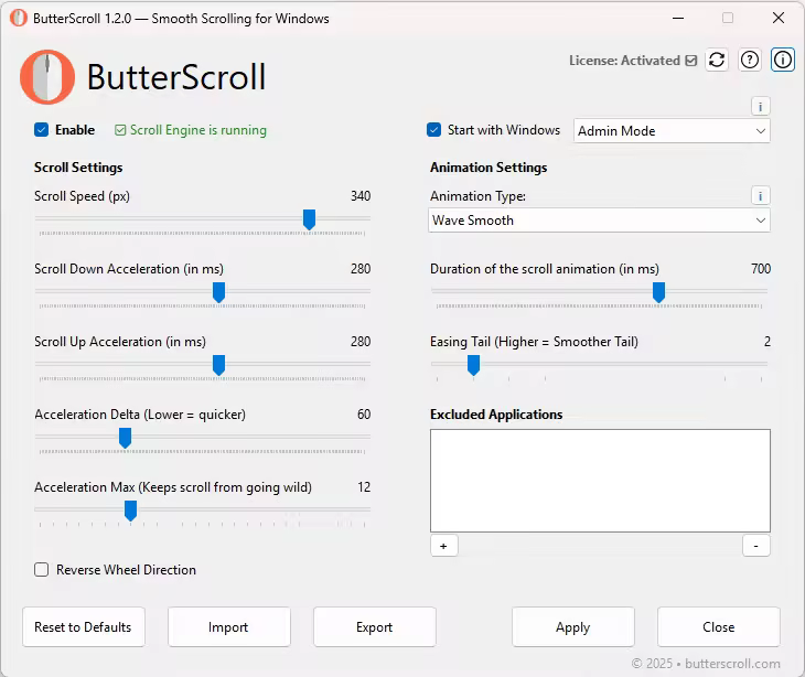 ButterScroll 1.5.0
