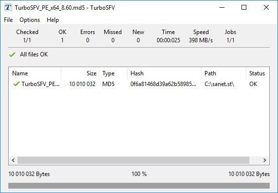TurboSFV 11.0.1