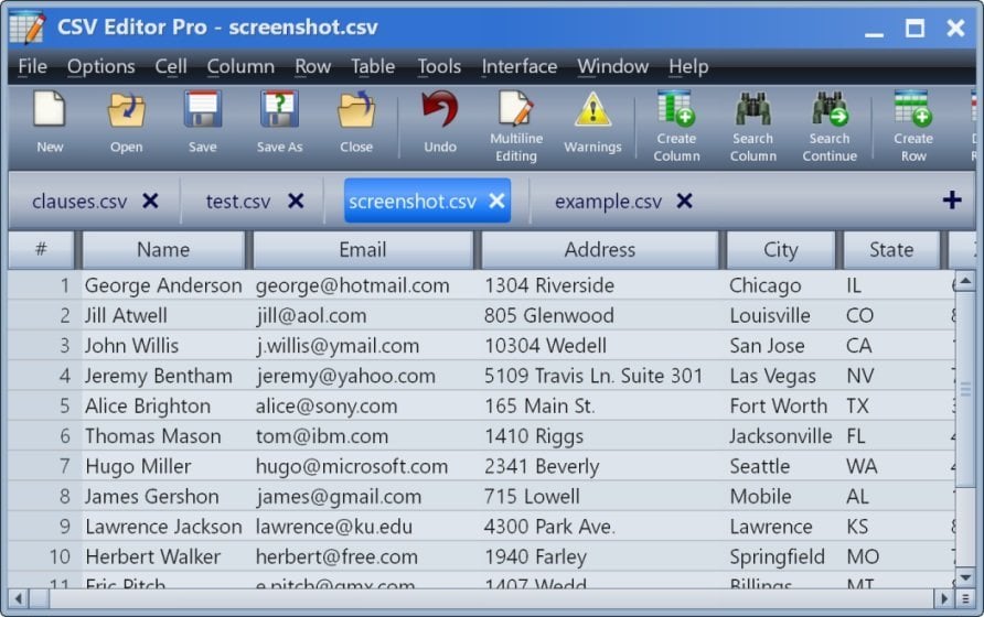 Gammadyne CSV Editor Pro 33.0
