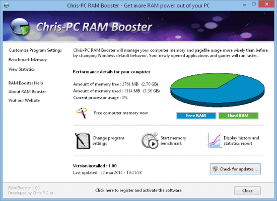Chris-PC RAM Booster 7.26.0414