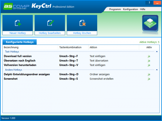 KeyCtrl Professional 2.200 Multilingual