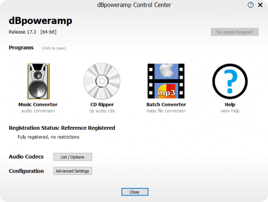 dBpoweramp Music Converter 2026.04.03 Reference