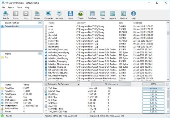 VX Search 18.0.12