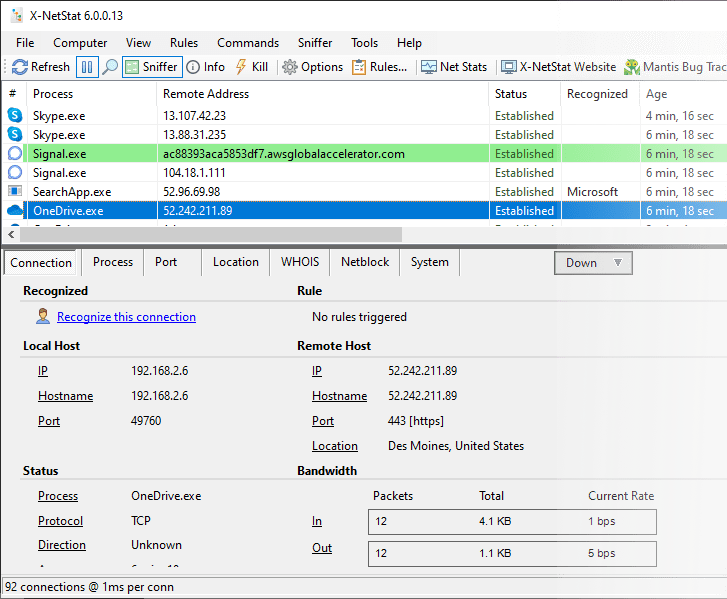 X-NetStat 6.0.0.40