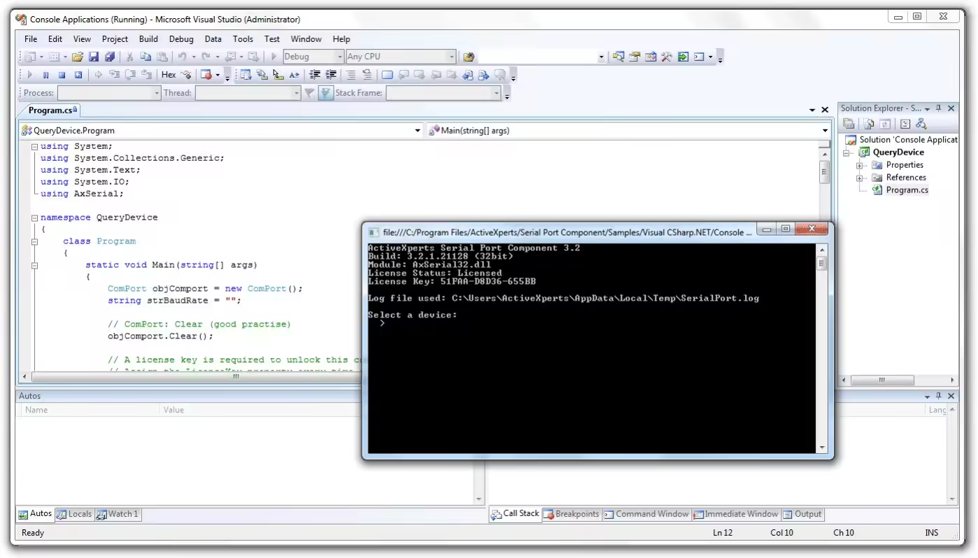 ActiveXperts Serial Port Component 5.1.1.5091