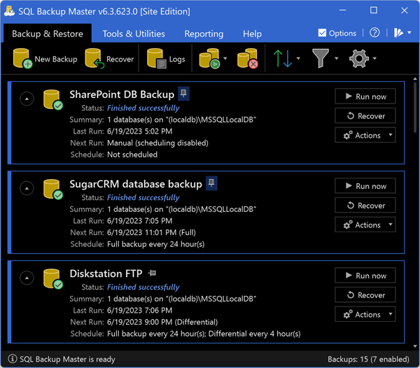 SQL Backup Master 8.3.1053