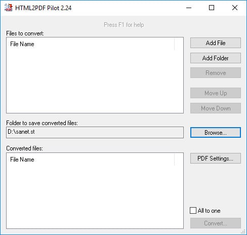 HTML2PDF Pilot 2.33.1