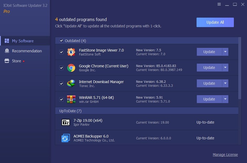 IObit Software Updater Pro 8.5.0.17 Multilingual