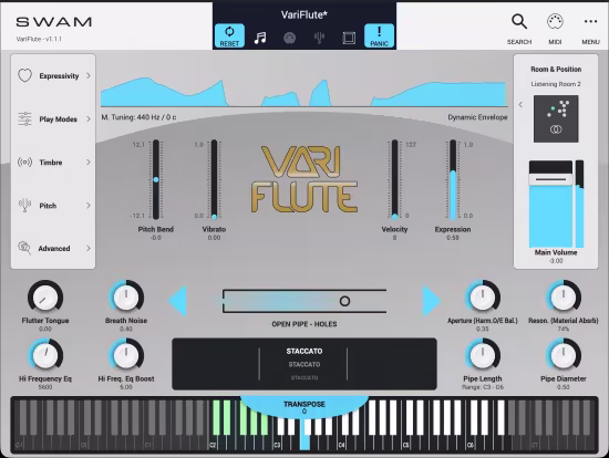 Audio Modeling SWAM VariFlute v1.2.1