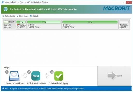Macrorit Partition Extender 2.6.2 Multilingual