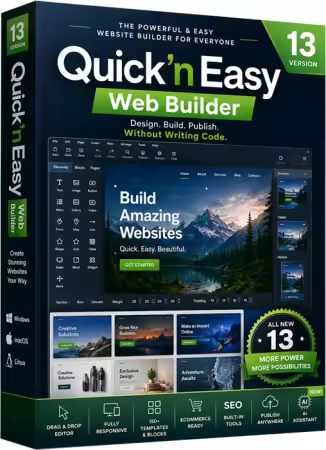 Quick ‘n Easy Web Builder 13.0.0 Multilingual