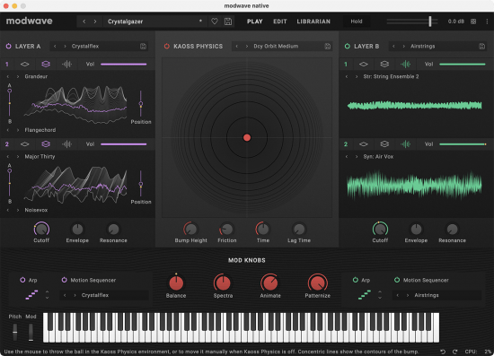 KORG Software Modwave Native v1.4.2 MacOS
